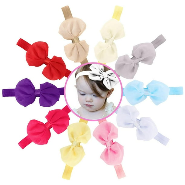Baby Kids Girls Headwear Party Cute Band Mini Bowknot Hairband Elastic Headband